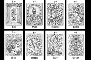 Lenormand deck vector, a Decorative Illustration by Samiramay (Thumbnail 4 of 7)
