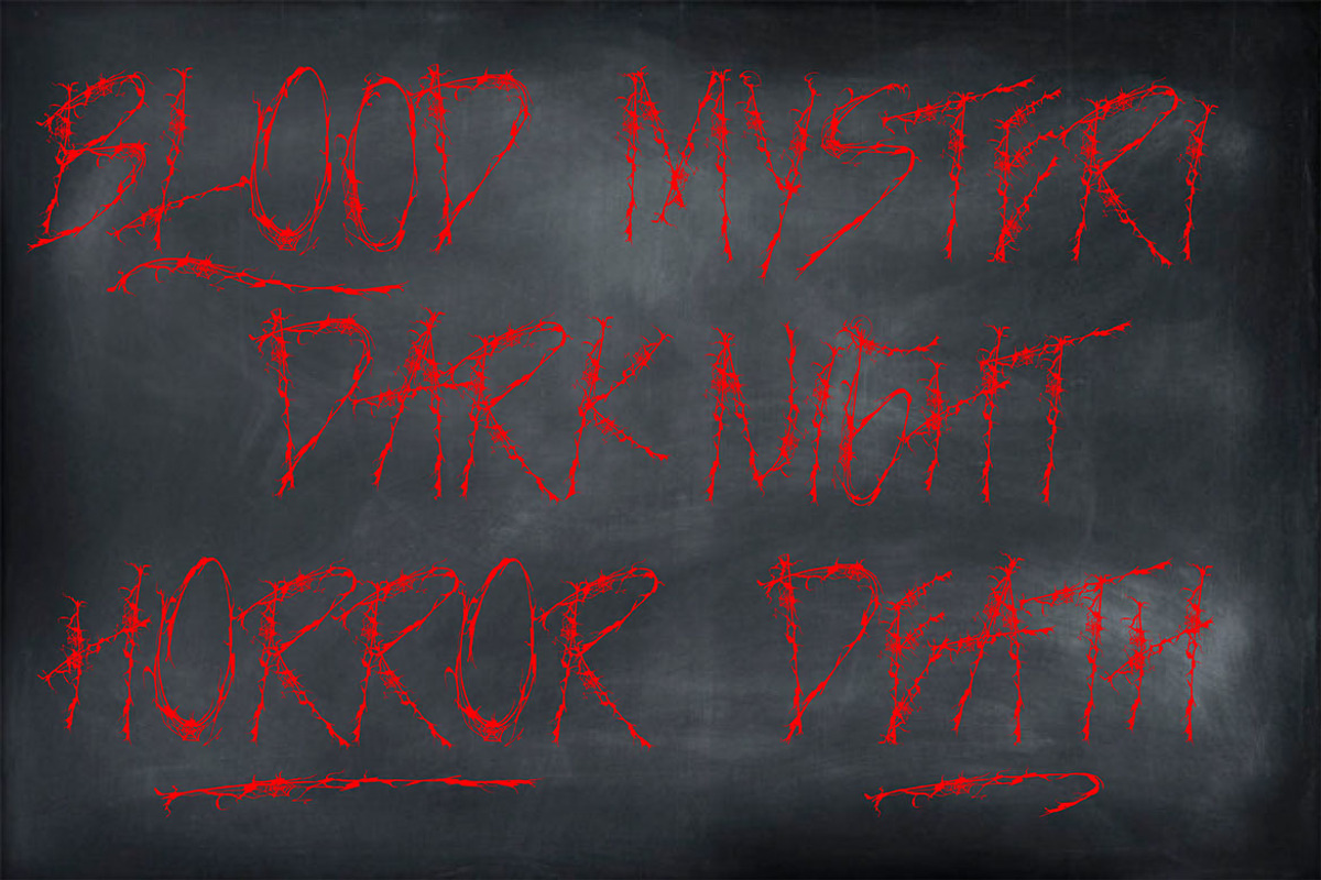 NIGHTMARE | HORROR FONT preview 5
