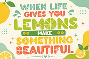 LIMEO - Juicy Display Font, a Sans Serif Font by NTC Graphic (Thumbnail 7 of 11)