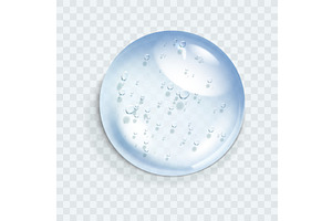 Hyaluronic acid bubble, an Illustration by Things for designers