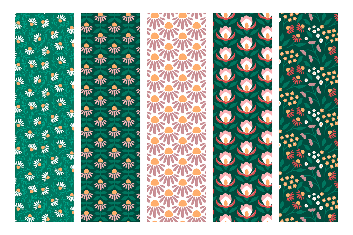 25 seamless floral patterns texture, a Pattern Graphic by RevolutionizZed (Photo 15 of 19)