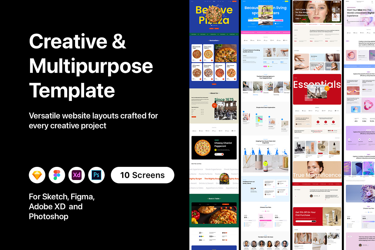 Creative & Multipurpose Template, an UI Kit Template by flr.24 (Photo 1 of 2)