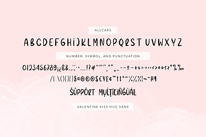 Valentine Kiss Hug Font Duo