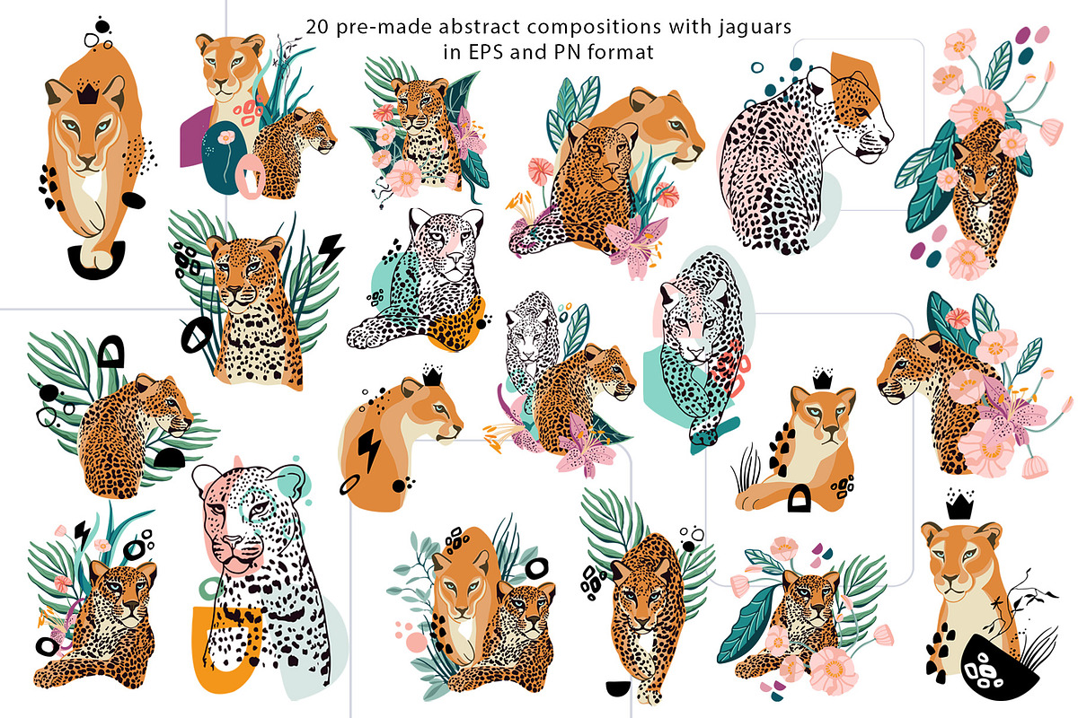 Abstract. Women. Jaguars, an Object Graphic by Vera●Suleimanova (Photo 6 of 20)