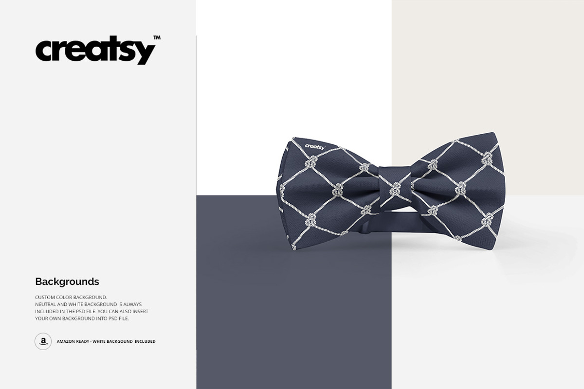 Bow Tie Mockup Set, a Shirt Mockup by creatsy4 (Photo 8 of 10)