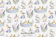 adorable baby duck seamless pattern, a Pattern Graphic by Pink Studio Art (Thumbnail 1 of 4)