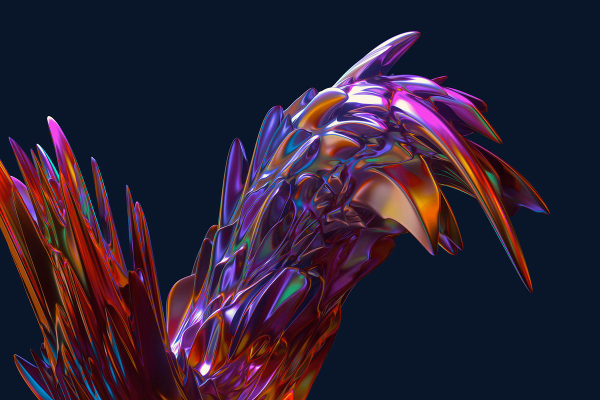 Flow: Cascading Textures, an Object Graphic by RuleByArt