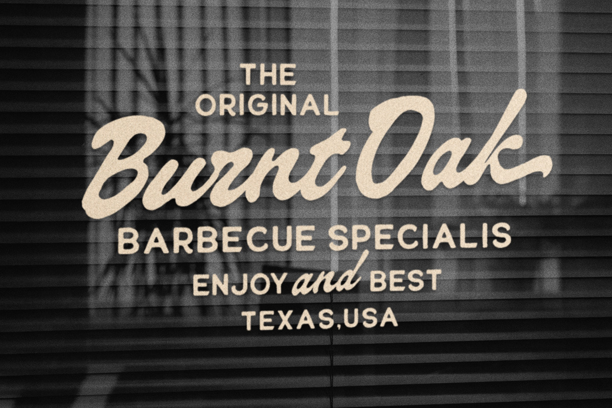 Friday Match Vintage Sporty Script, a Script Font by Letterhend Studio (Photo 9 of 11)
