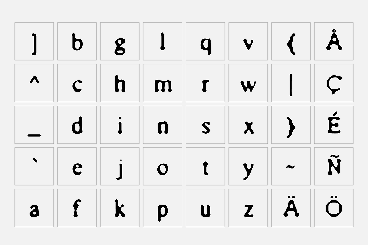 Degenerate, a Font by SelfBuild Type (Photo 10 of 13)