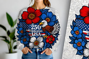 250th Celebration Textured Print, an Animal Illustration by Sharon Schwalbe (Thumbnail 1 of 4)