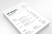 Clean Resume Template, a Resume Template by PicoartBd (Thumbnail 3 of 4)