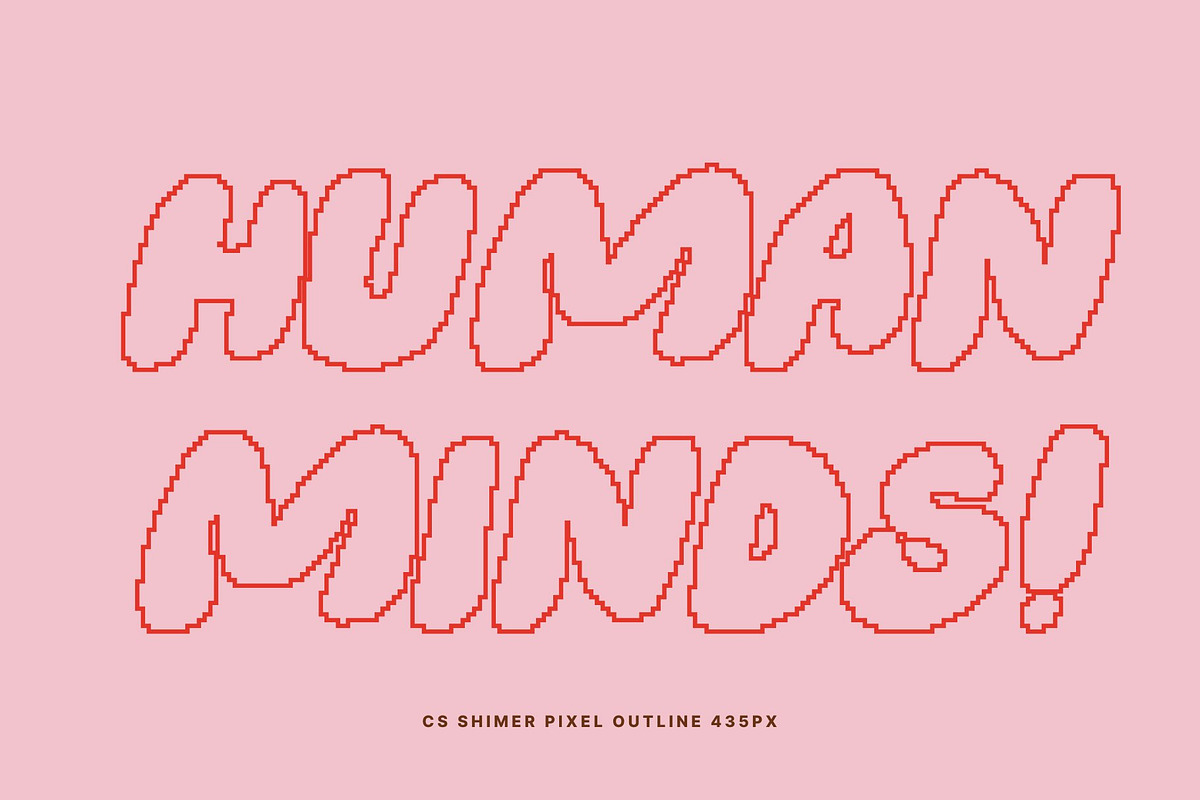 CS Shimer Pixel, a Sans Serif Font by Craft Supply Co. (Photo 4 of 8)