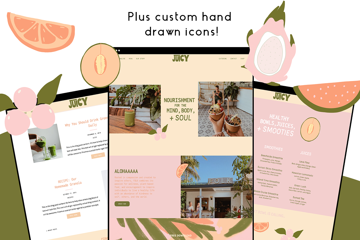 ShowIt Website Template for Cafe, a Websites & App Template by Scribble Society (Photo 7 of 8)