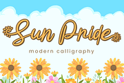 Sun Pride, a Script Font by Attype (Thumbnail 1 of 9)