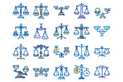 Collection of balance scales, an Object Graphic by pikepicture (Thumbnail 2 of 3)