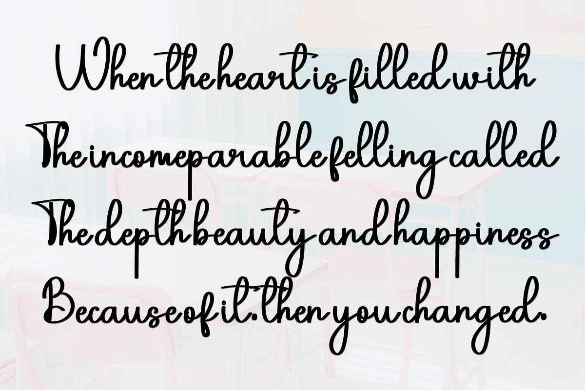 Wedding Birhday, a Handwritten Font by InermediaSTUDIO (Photo 5 of 7)
