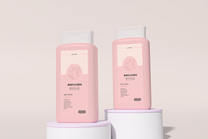 Body Lotions Mockup