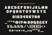Golden Varsity a College Duo Font, a Slab Serif Font by Blankids Studio (Thumbnail 10 of 14)