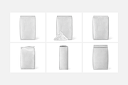 Paper Flour Bag Mockup, a Packaging Mockup by BlackMockup (Thumbnail 2 of 12)