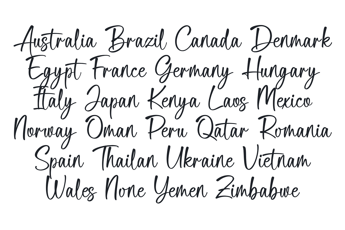 Delica Sitteen Casual Handwritten, a Handwritten Font by Basnistudio (Photo 2 of 13)