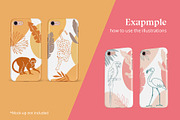 Jungle Animals Vector & Pattern Set, an Animal Illustration by Annakaroline (Thumbnail 9 of 10)