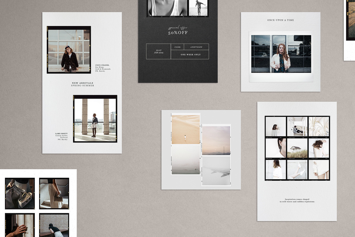 Analog Film & Instant - Social Kit, a Social Media Template by Sparrow & Snow (Photo 7 of 13)