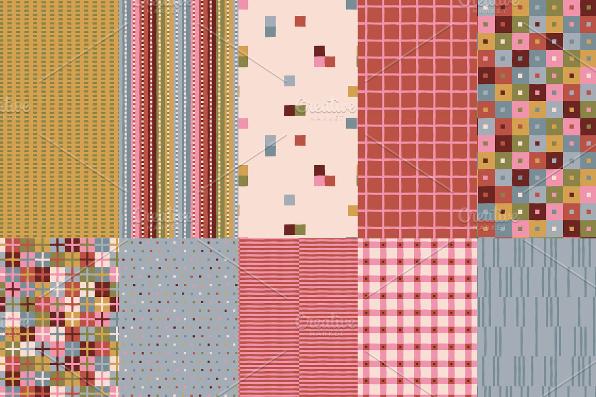 Nostalgia Archive. Seamless patterns, a Pattern Graphic by oxygen_8 (Photo 7 of 9)