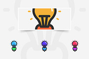 Rocket Idea Logo, a Branding & Logo Template by MAOV (Thumbnail 2 of 5)