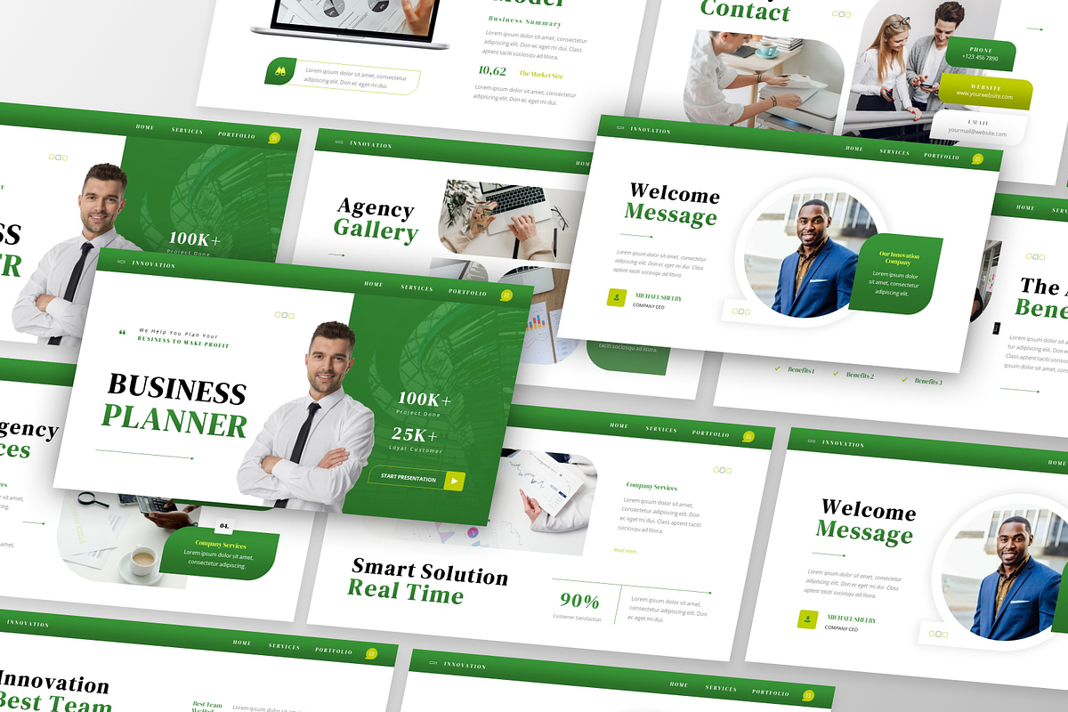 Innovation - Business Plan Keynote, a Presentation Template by GraphauseProject (Photo 2 of 6)
