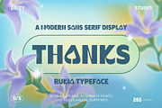Rukia - Modern Sans Serif Font, a Sans Serif Font by Drizy (Thumbnail 10 of 10)