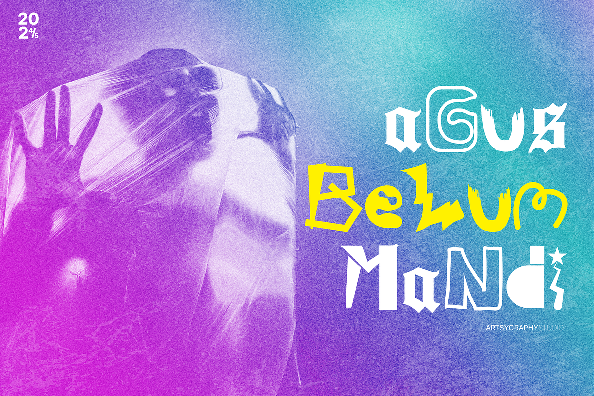 Helvetikus - Combination CutOut Font, a Handwritten Font by Artsygraphy Studio (Photo 2 of 5)