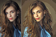 70% SALE! Cartoon Oil Art Painting, an Action Add-On by U_Design (Thumbnail 3 of 9)