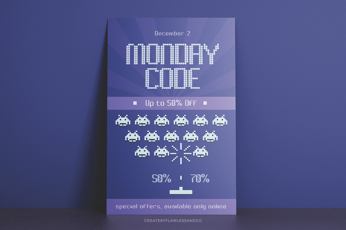 Solderwood - Display Pixel Font, a Font by Flawless And Co (Photo 4 of 9)