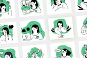 Startups Office Day Illustration, a Templates & Theme by Portocraft (Thumbnail 3 of 6)