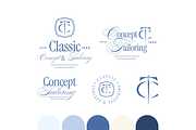 Old Money CT Monogram Tailor Logo, a Branding & Logo Template by Headfonts (Thumbnail 3 of 10)
