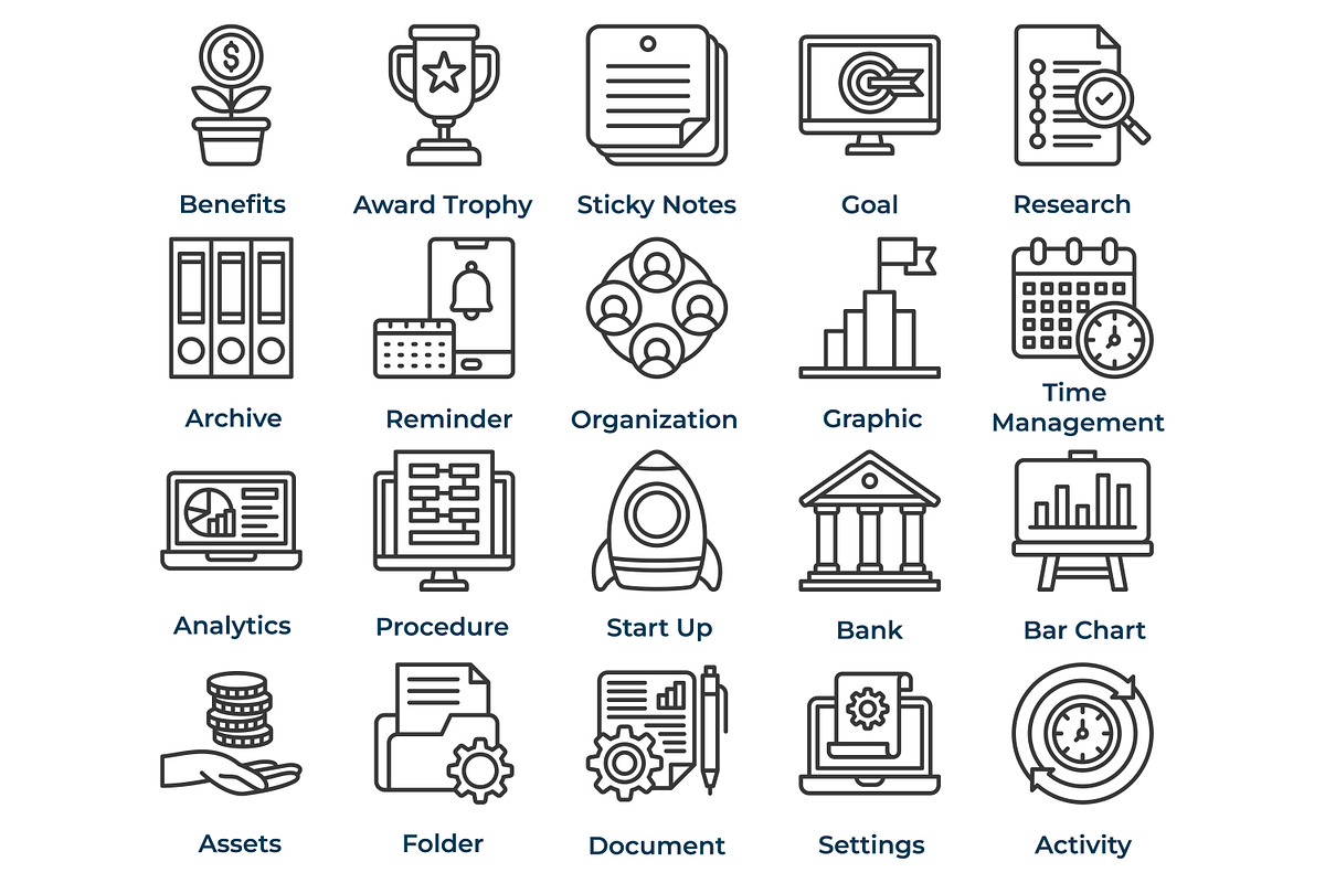 Planning and Organization Icon, an Icon by Tekuni (Photo 5 of 14)