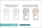 Minimal medical icons, an Outline Icon by Picture Window (Thumbnail 5 of 5)
