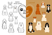 Collection of different dogs, an Illustration by Mallinka (Thumbnail 3 of 8)