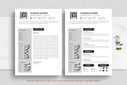 Modern Resume CV Template Design, a Resume Template by Blackcloud_Creations (Thumbnail 5 of 5)