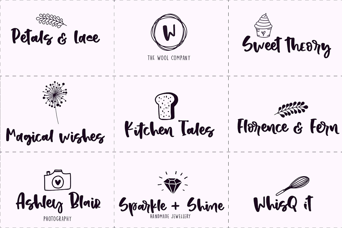 StrawberryShortcake LOGO KIT + Bonus, a Branding & Logo Template by theinkaffair (Photo 4 of 13)