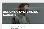 Axure - Portfolio HTML Template, a HTML Template by TNCFlow (Thumbnail 3 of 5)