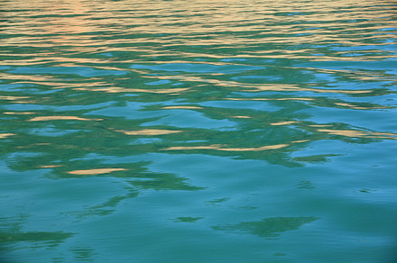 Blue-Green Lake Waters