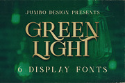Green Light - Vintage Style Font, a Serif Font by JumboDesign (Thumbnail 1 of 5)