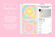 Cute Packaging Sticker Templates, a Branding & Logo Template by SunshineStudioBoutique (Thumbnail 4 of 10)