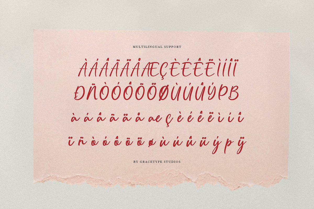 Rouligue Filondra Casual Handwritten, a Script Font by gracetype_studio (Photo 11 of 12)