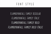 Flamboyanfall Family Font, a Script Font by yantodesign (Thumbnail 8 of 11)