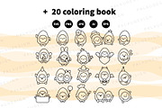 Cute Kawaii Eggs, a Food Illustration by Palau (Thumbnail 11 of 12)