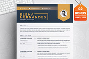Resume/CV Bundle | 200+ for $29, a Resume Template by ResumeInventor (Thumbnail 118 of 207)