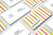 Clean minimal business card, a Business Card Template by GraphicsEgg (Thumbnail 3 of 4)