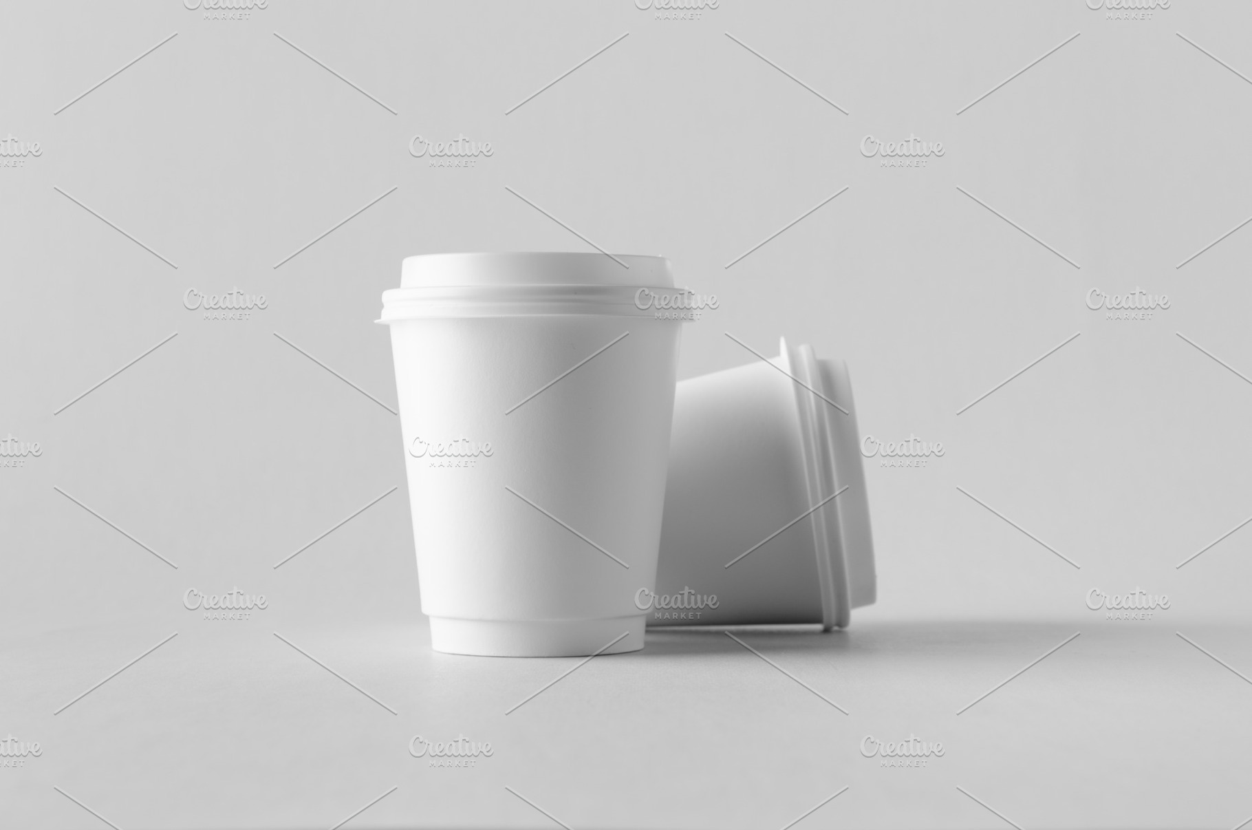Double wall coffee cup mockup JPEG, a Food & Drink Photo by Shablon